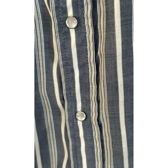 Plains Western Shirt Mens XLarge ~ Pearl Snap Short Sleeve Cowboy - Picture 3 of 5